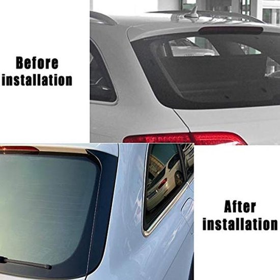 Achterruit Spoiler voor Audi A4 B8 Avant Allroad 2009-2016 - Gloss Black — afbeelding 5