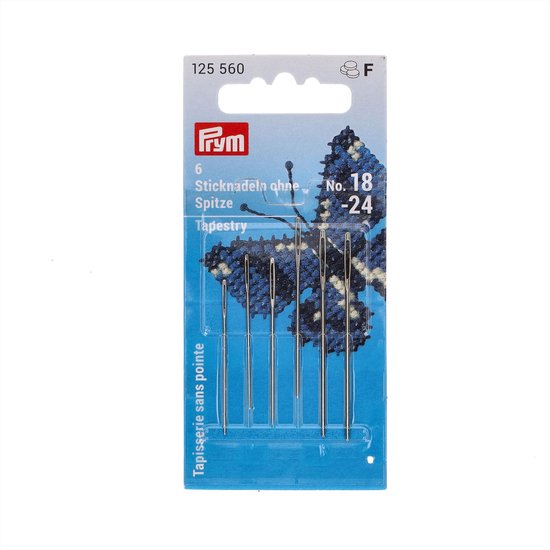 Prym Borduurnaalden Zonder Punt Staal No. 18-24