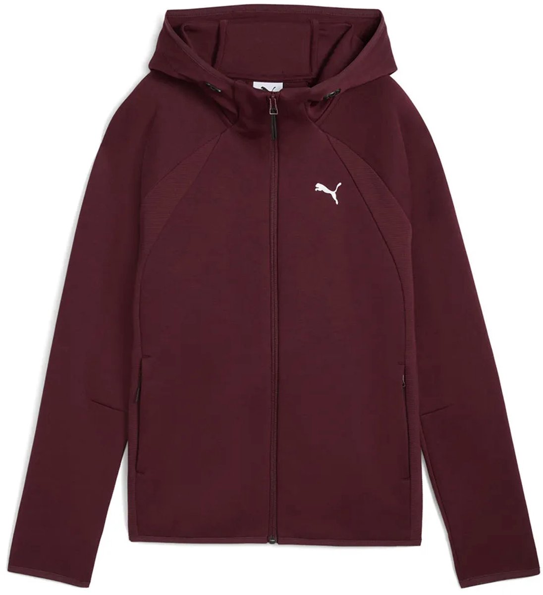 Puma Evostripe Hoodie Met Volledige Rits Dk Sportwear Vrouwen Rood
