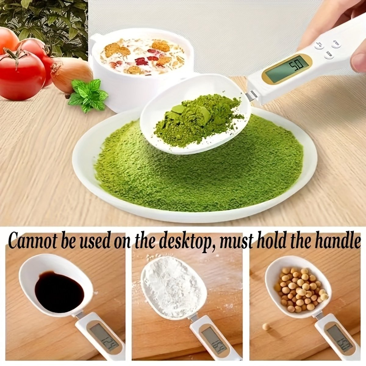 Livé® Zwart Digitale Keukenweegschaal – LCD Weeglepel 500g