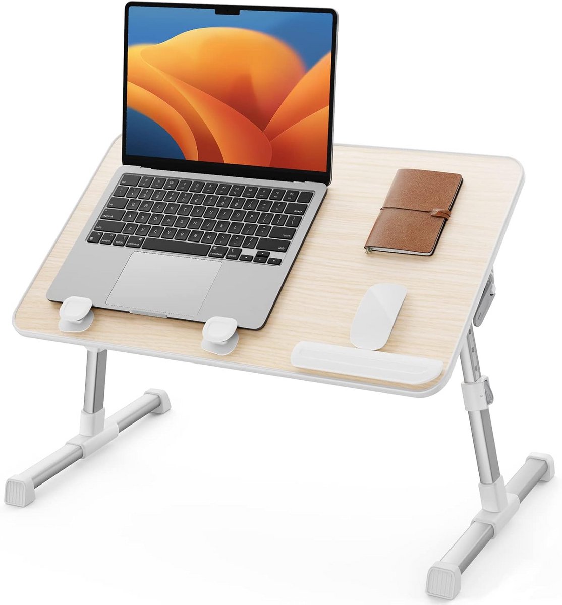 Verstelbare Laptop Bedtafel - Draagbare en Vouwbare Bureau voor Thuis en Kantoor