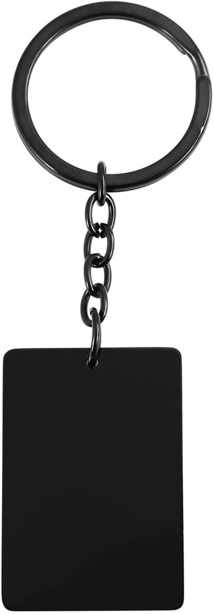 AKZENT Akzent Unisex Sleutelhanger Vincent Akzent roestvrijstalen sleutelhanger met graveerplaatje