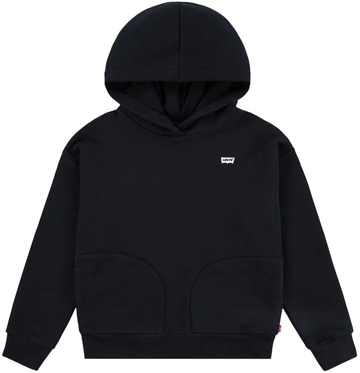 Levi´s ® Kids Batwing Chest Hit Hoodie 12 Years Meisjes Zwart