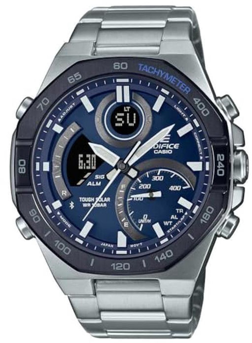 Sportieve Bluetooth Horloge met Stalen Band