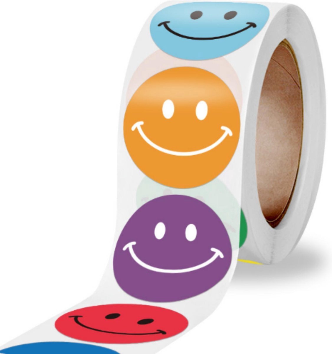Ulanax - Beloningsstickers - 500 stuks - Smileys - Smileystickers