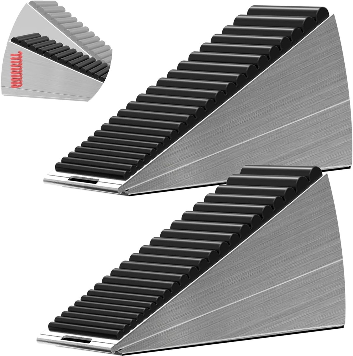 Famanu – Home muur & deur stop set 2 stuks – deurstopper + muurbeschermer – compact en sterk