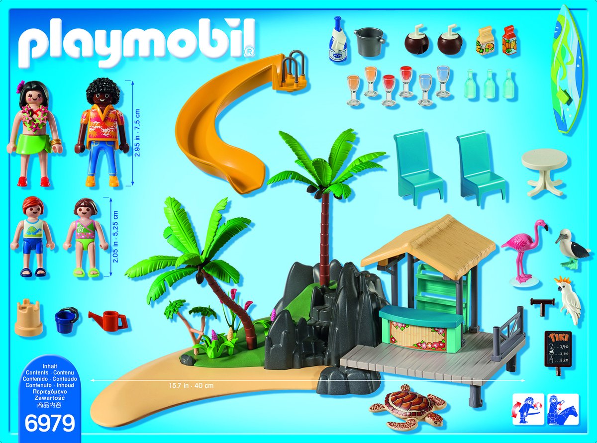 PLAYMOBIL Vakantie-eiland met strandbar - 6979 — afbeelding 9