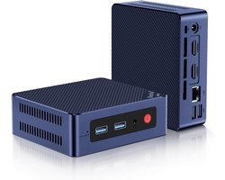 Beelink Mini S12 Pro Mini-PC,Intel 12e Generatie N100 (4C/4T,tot 3.4GHz),8GB DDR4,256GB SSD,Bureaubladcomputer met Ondersteuning voor Dubbele HDMI 4K@60Hz,WiFi 6,BT5.2,NAS,Lage Vermogensverbruik