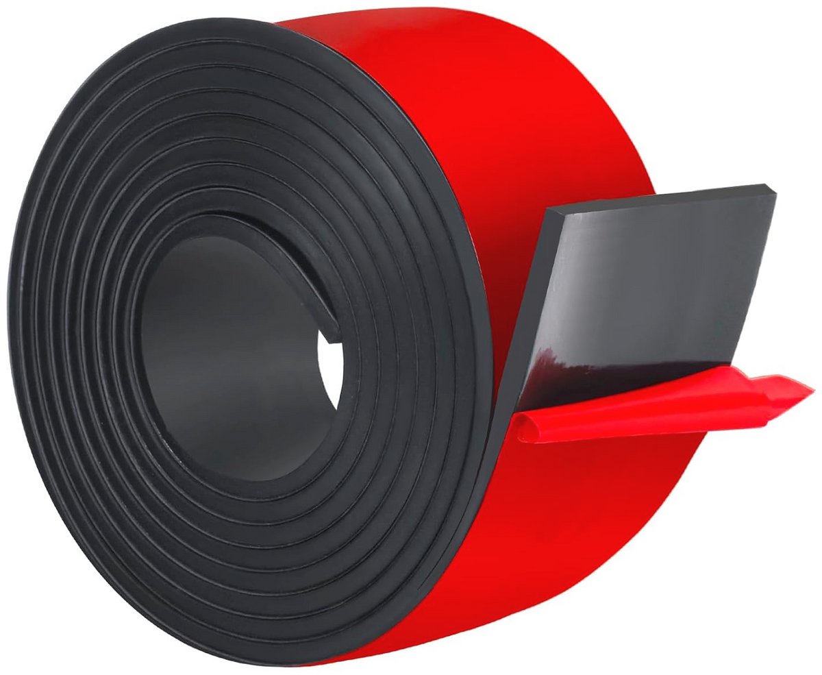 Neopreen Rubber Plakstrips voor Voegen en Knutselen - Zelfklevend en Duurzaam (10,2 cm x 0,5 cm)