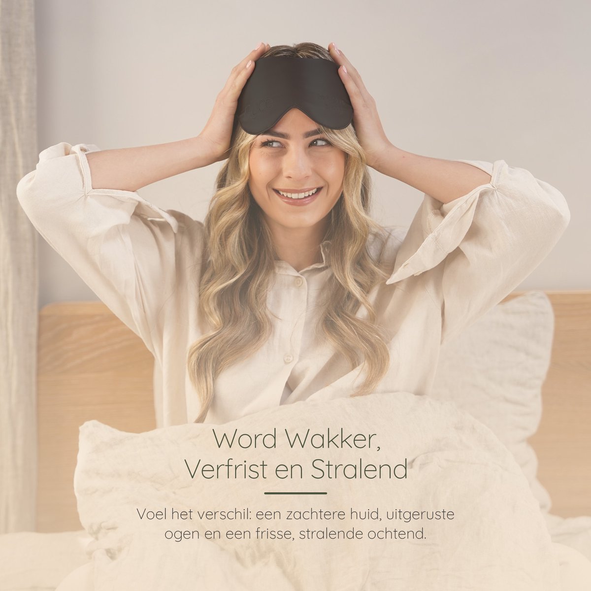 Ryce® Zijden Slaapmasker - Oogmasker - Vrouwen & Mannen - Cadeau - Zwart — afbeelding 6