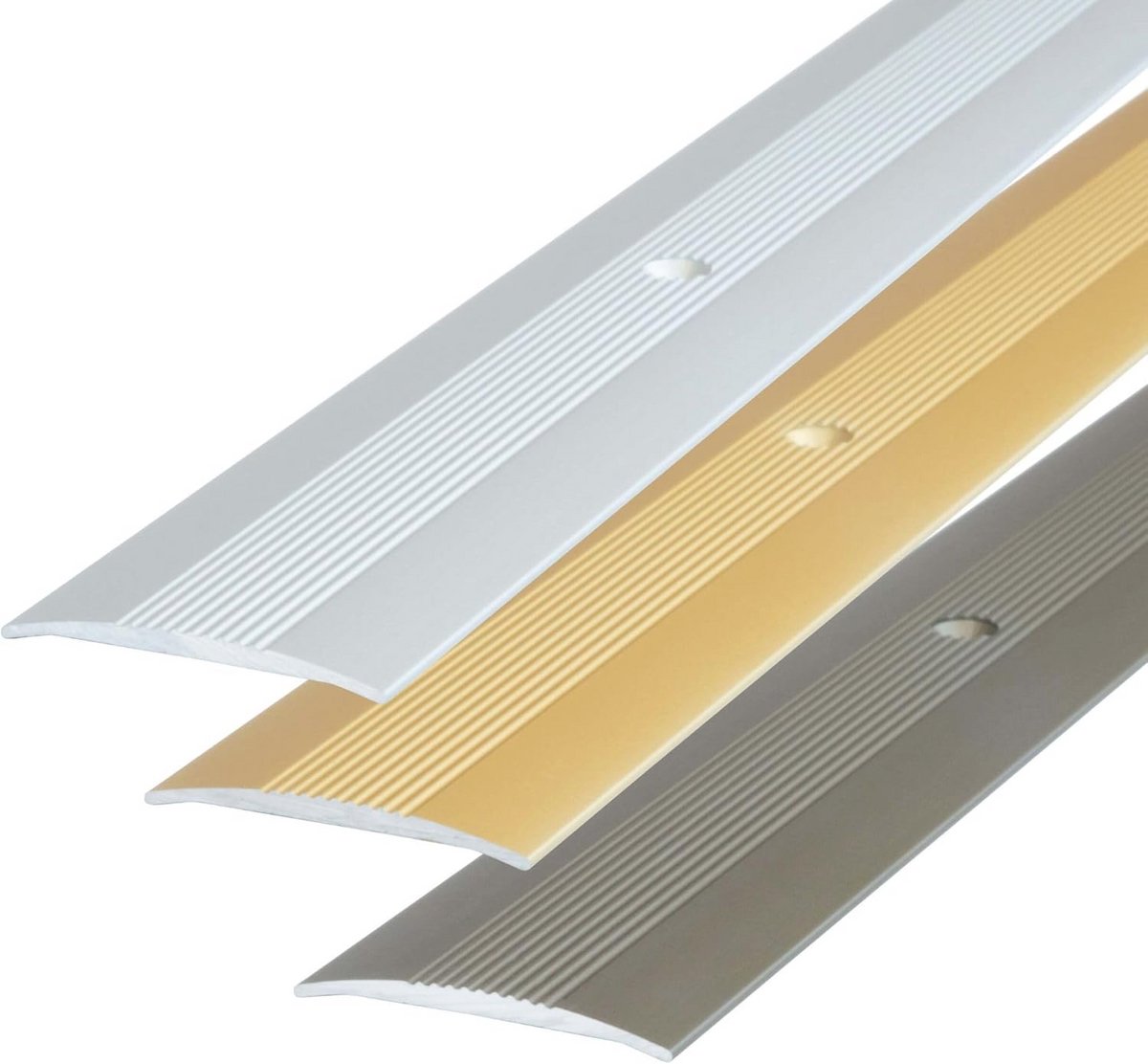 Overgangsprofiel 180cm x 38mm voor vloerbedekkingen - Aluminium koppelprofiel