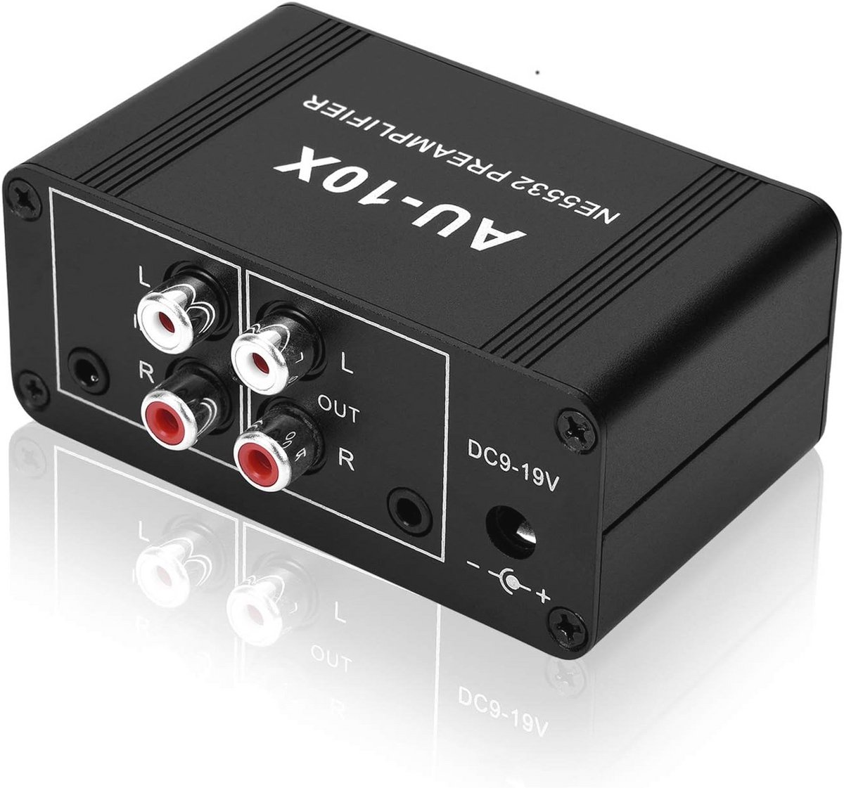 Mini Stereo Audio Voorversterker voor Hoofdtelefoon en Phono Draaitafel