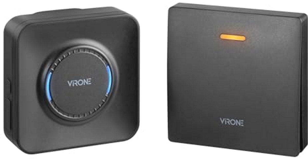 Draadloze Deurbel met 39 Geluiden en 100dB Bereik - Waterdicht en Compact