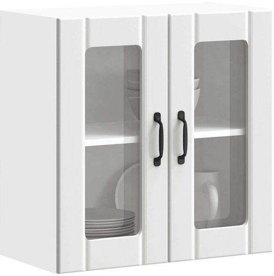 Dressoir Met Opbergruimte, Keukendressoir Met Deuren En 3 Lades Opbergplank Console Wit 160x40x80 Cm