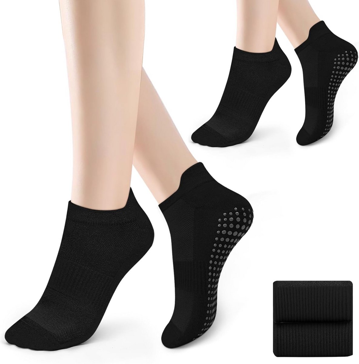 Yoga Sokken met Antislip Zool – 2 Paar – Zacht en Ademend