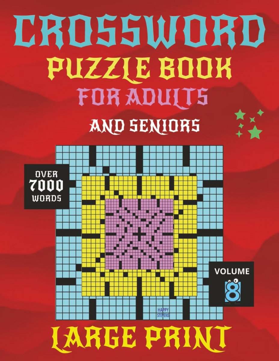 Kruiswoordpuzzelboek voor Volwassenen en Senioren: 100 Grote Letter Puzzels voor Hersengymnastiek