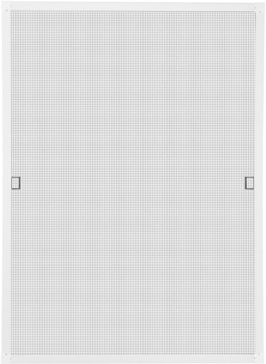 Duurzame Rolhor voor Ramen 100 x 120 cm Wit met Aluminium Frame