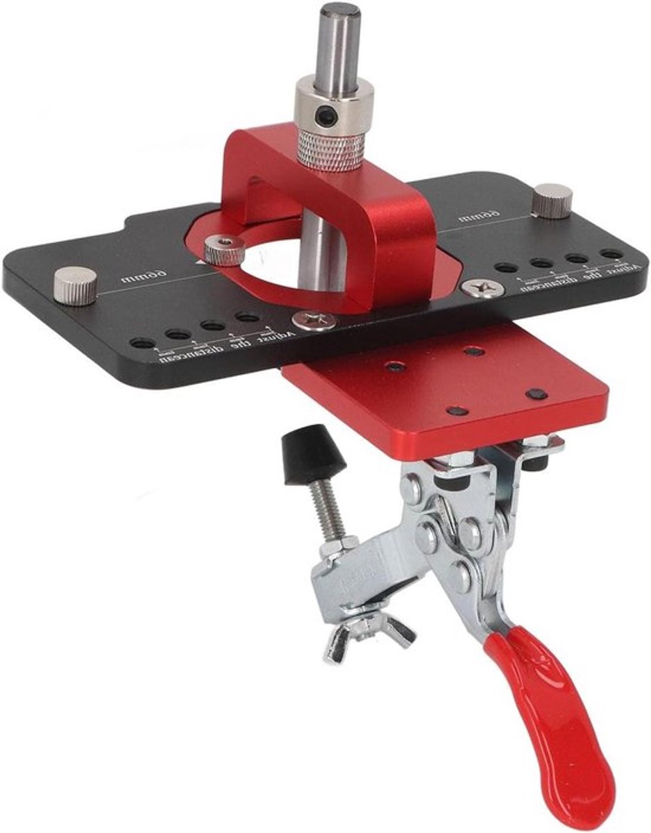Hidden Hinge Drilling Mold for 35mm Aluminum Hinge - Drill Hole Locator for Door and Cabinet Installation - Fast Punch Cabinet Hardware Mold