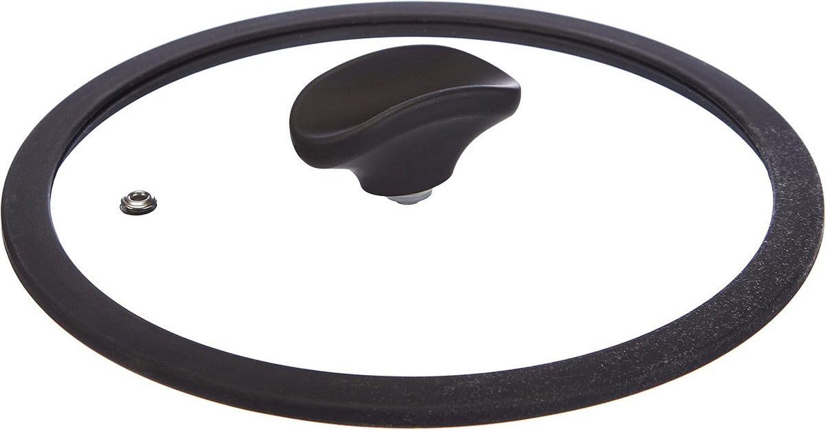 Glazen Pan deksel met Siliconen Rand - Diameter 20 cm - Universeel Geschikt
