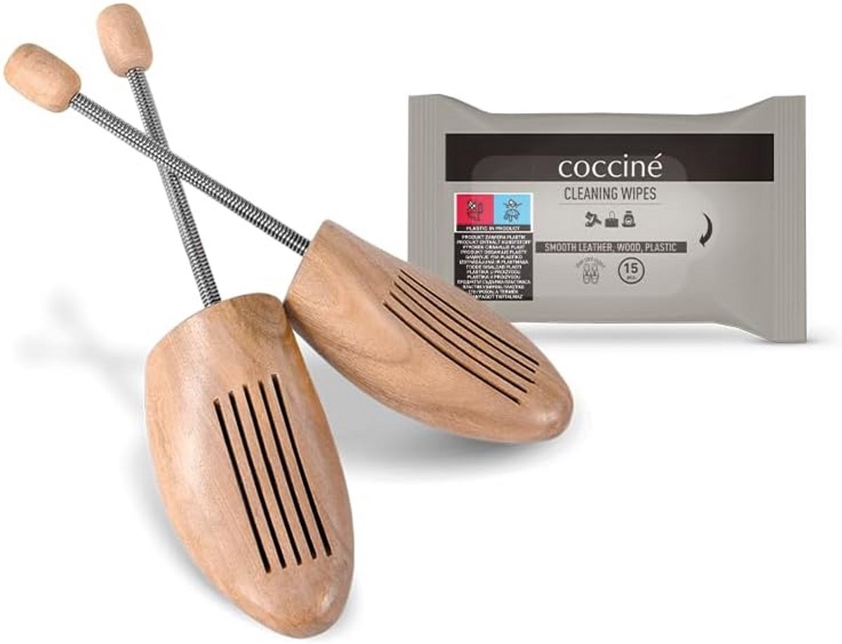 Houten Schoenspanner met Stalen Veer voor Schoenknikbescherming - 41-42