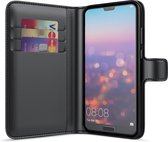 BeHello Hoesje - Wallet Case Met Ruimte Voor 3 Pasjes Zwart voor Huawei P20 Pro