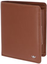 Golden Head Cuir porte-monnaie Polo RFID Protect Kombischeintasche 1289 Cognac brun