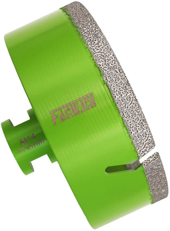 Diamant Boorkern 8 Mm – M14 Schroefdraad – Voor Porselein, Graniet, Marmer En Baksteen – Droog Boren