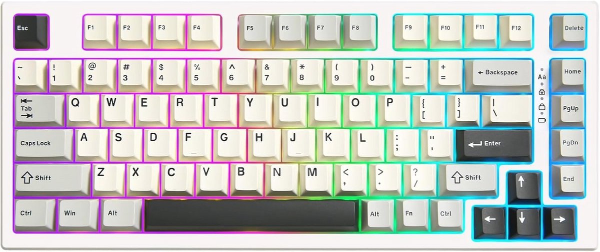 Snel Trigger Hall Effect Mechanisch Gaming Toetsenbord - RGB Verlichting en Hot Swap Functie, Draadloze en Bedrade Verbinding