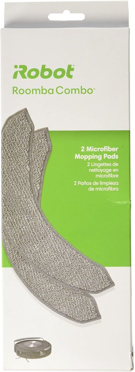 iRobot Roomba Combo j7, Combo j9 en Combo 10 Max Dweilpads (2 Stuks) thumbnail 2
