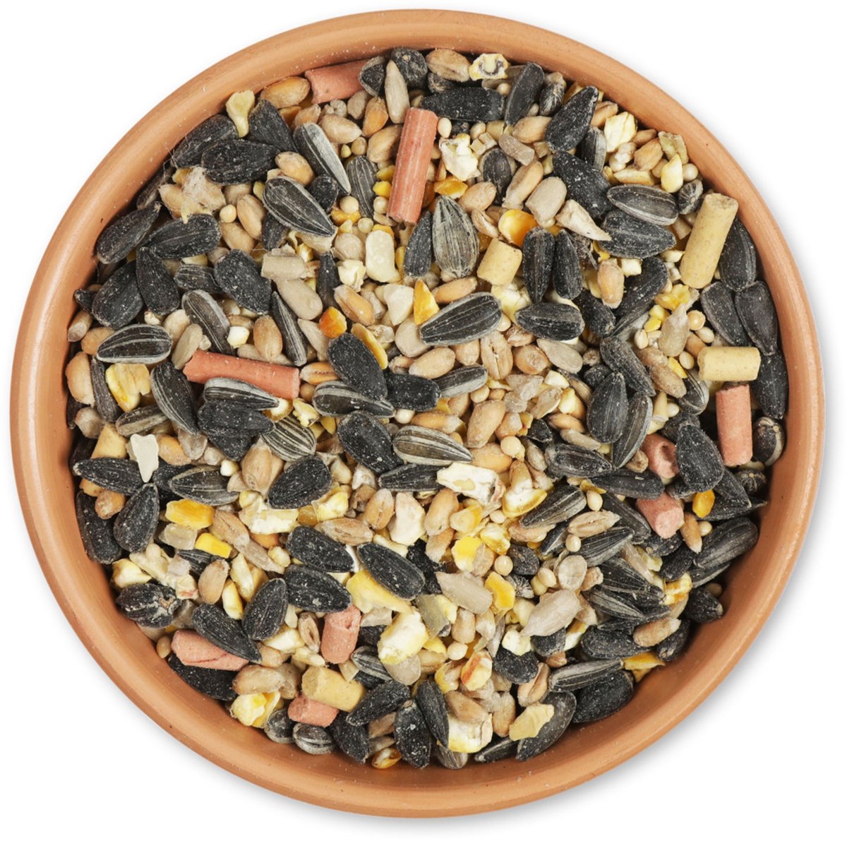 CJ Wildlife 2,5kg Premium Voedertafelmix - Met vet pellets - Vogelvoer voor Buitenvogels & Tuinvogels - Tuinvogelvoer voor Voedertafel - Rijk aan Eiwitten & Vrij van Zout