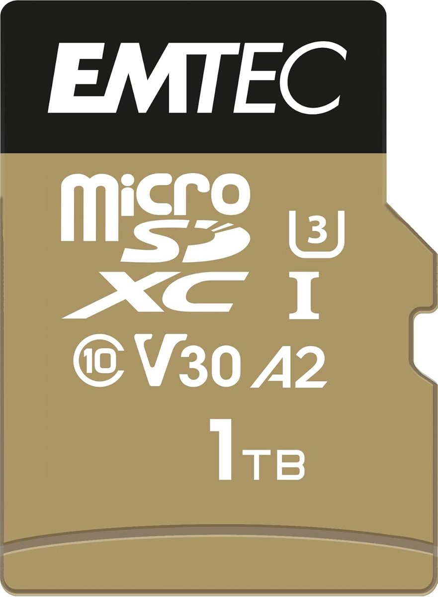 MicroSDXC Kaart 1TB Hoge Snelheid Leessnelheid 100MB/s