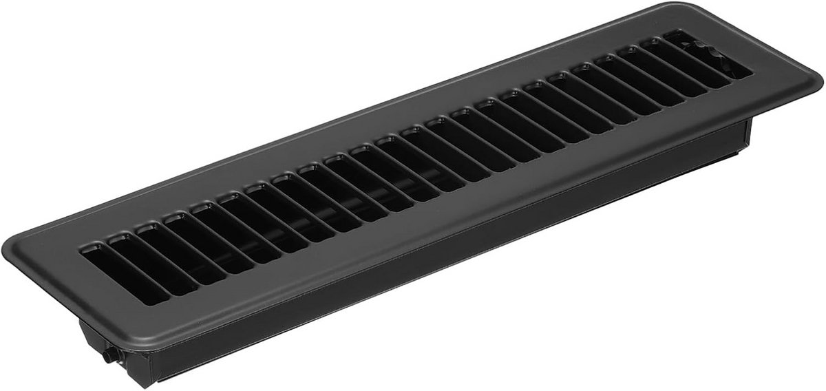 Verstelbaar Zwart Vloerrooster Ventilatieopening Staal - Voor Huis & Kantoor