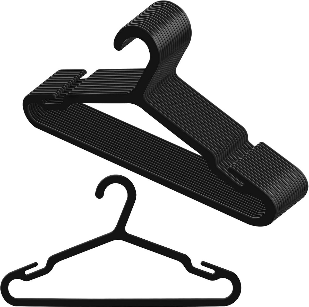 20x Dunne Antislip Kledinghangers - Ruimtebesparend & Stevig voor Jassen en Shirts