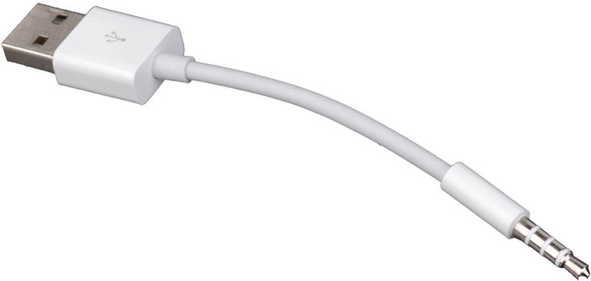 USB naar 3.5mm Jack Adapter Kabel voor Mobiele Telefoon, MP3, MP4 en Meer