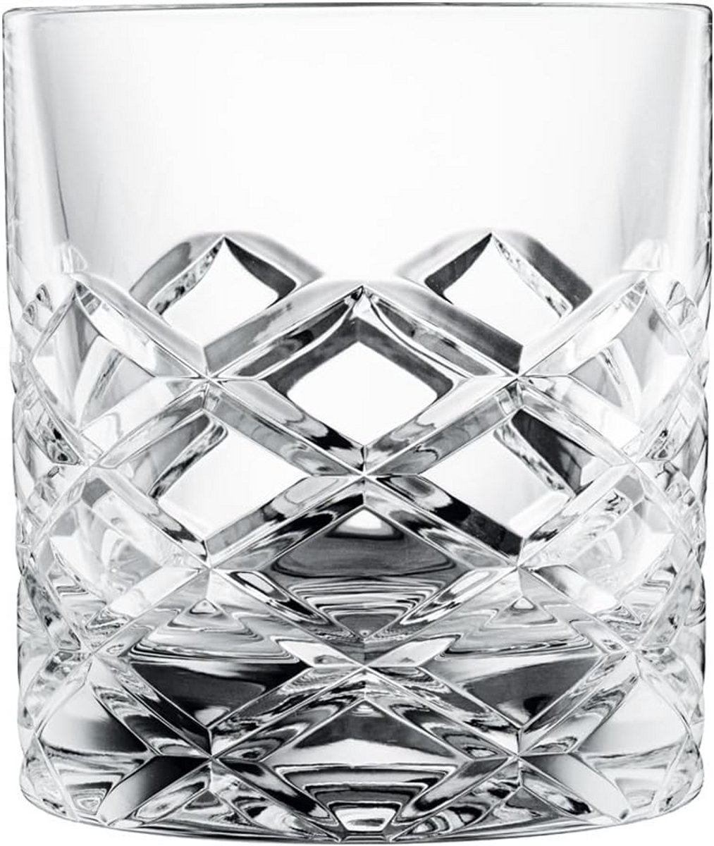 Mondgeblazen Kristallen Whiskyglas - Handgeslepen in Duitsland