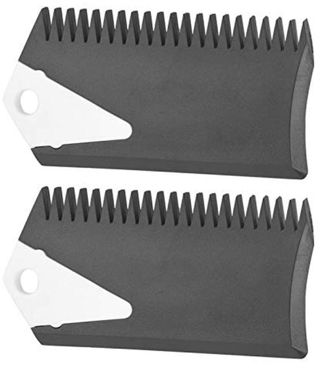Set van 2 Wax Kam voor Surfplanken - PVC Schraper voor Skateboard en Skimboard