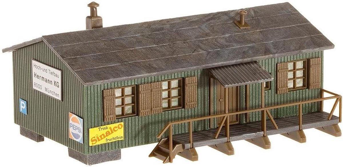 H0 Baracke Modelbouw Constructie