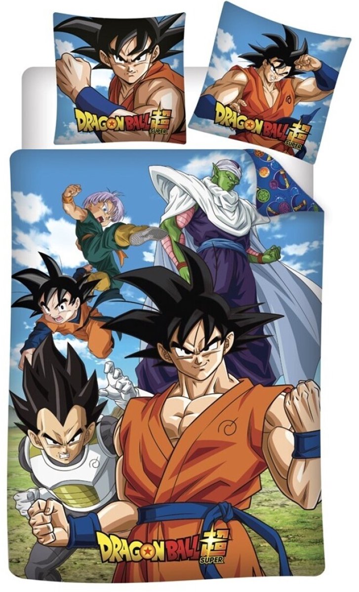 Dragon Ball Z Dekbedovertrek - 140 x 200 cm - 65 x 65 cm - Katoen