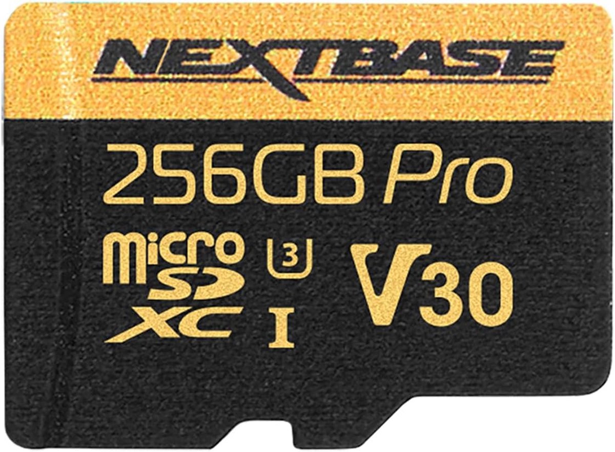 Dash Cam 256GB U3 micro SD Geheugenkaart met Adapter - Compatibel met In-Car Dashcams