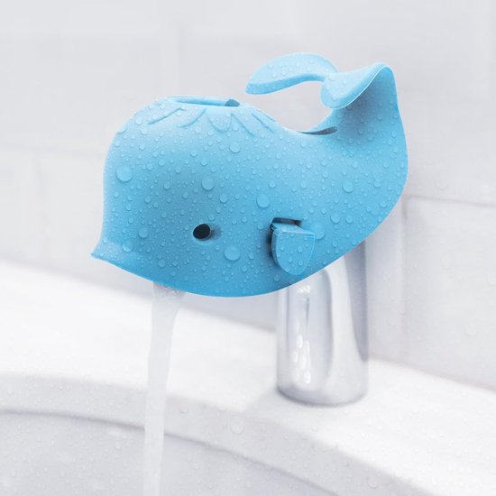 1 stuk - Kraanbeschermer - Badkraan Beschermer - Badkraan Hoes - Veiligheidshoes voor badkraan - Blauwe walvis beschermer - Siliconen anti-botsingshoes voor babybadje - Geschikt voor kinderen en peuters — afbeelding 5
