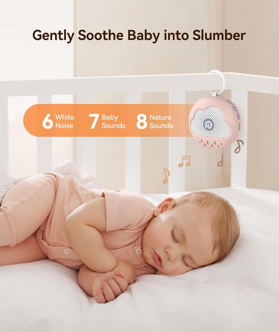 Slaaphulp voor baby's en volwassenen - Roze — afbeelding 4