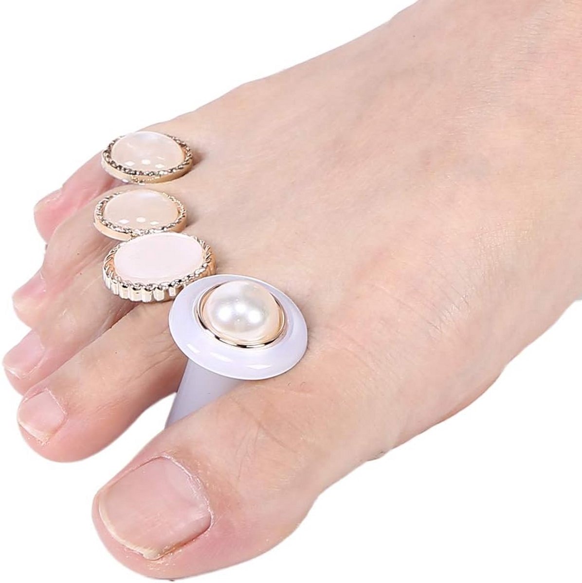 Siliconen Teenseparator voor Pedicure en Teen Spreider