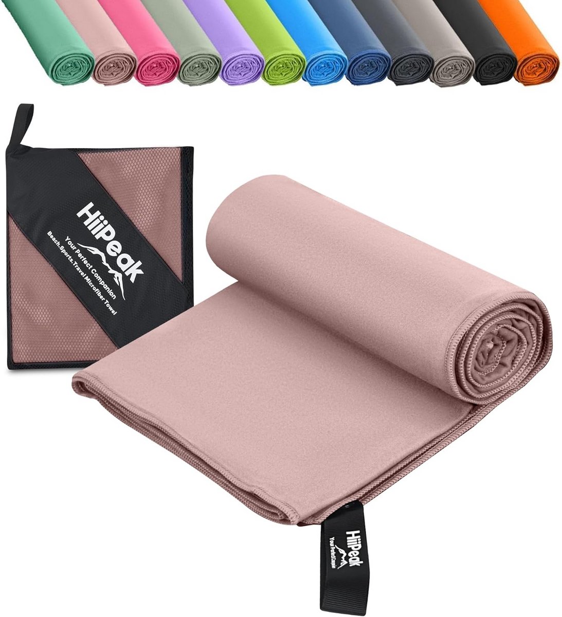Sneldrogende Microvezel Handdoek - Compact en Lichtgewicht voor Sport, Strand en Camping