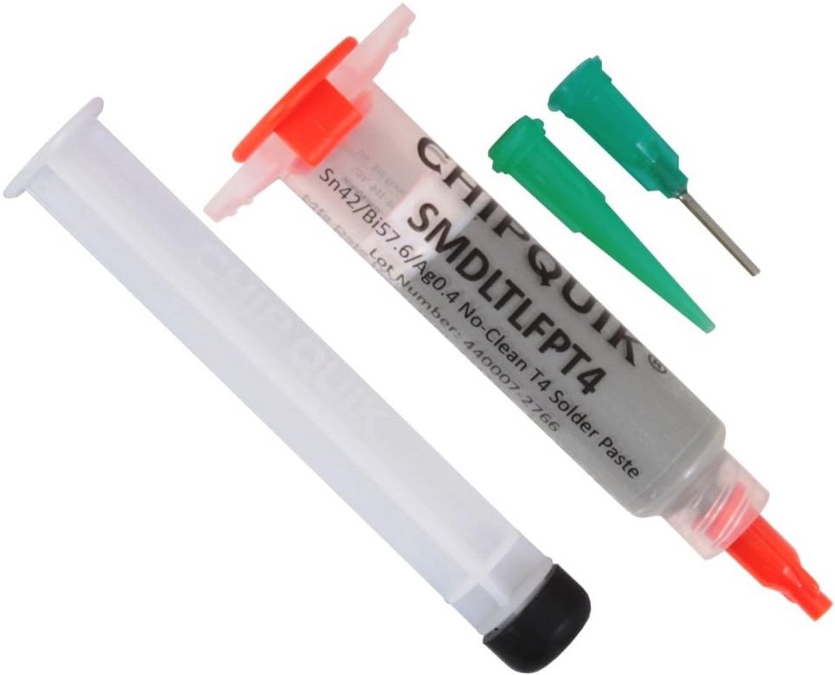 Solderpaste zonder lood voor lage temperatuur 138C - 5cc spuit