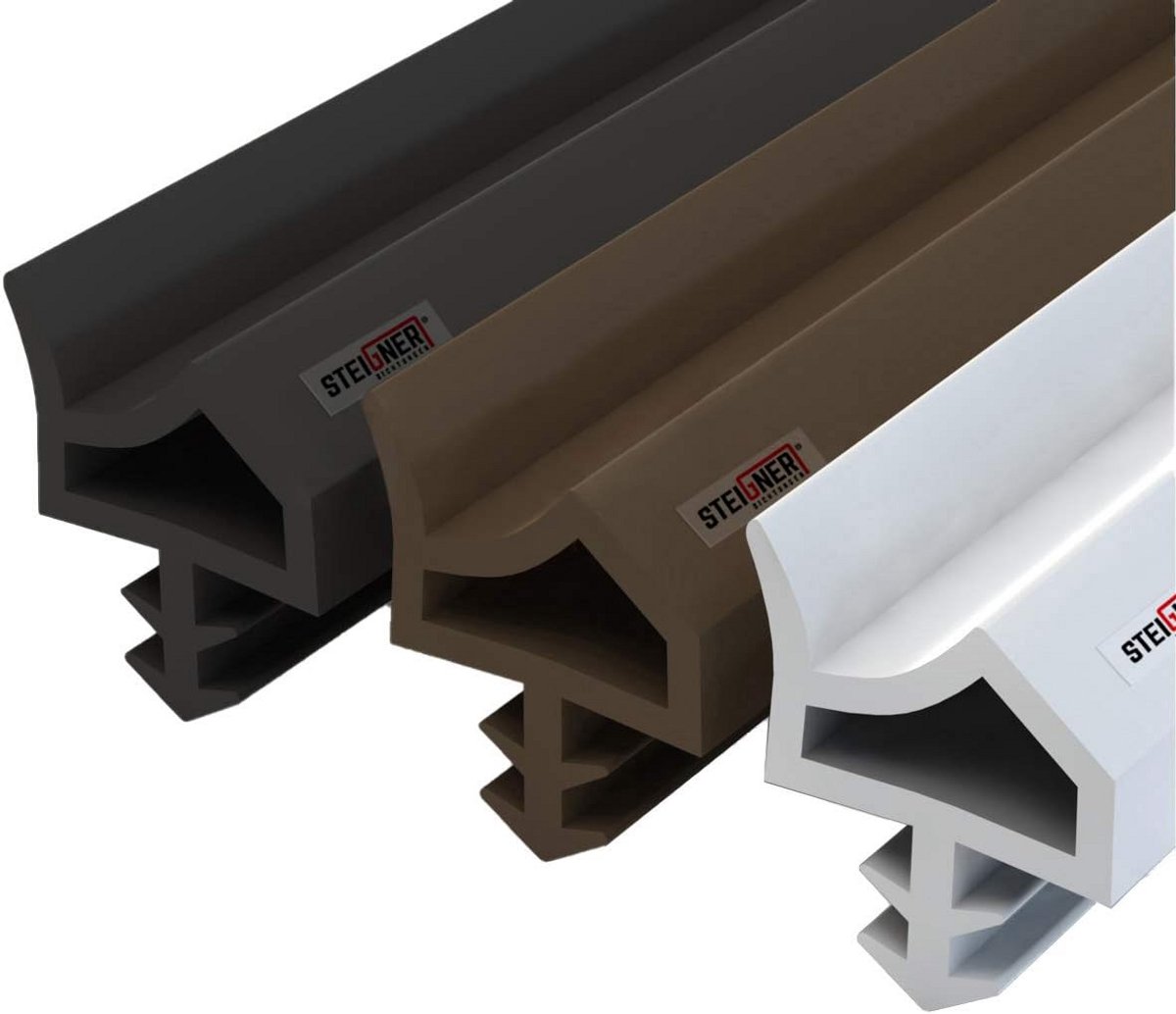 Rubberen Deurrubber en Raamafdichting 5 Meter Zwart - Universele Tochtstrip