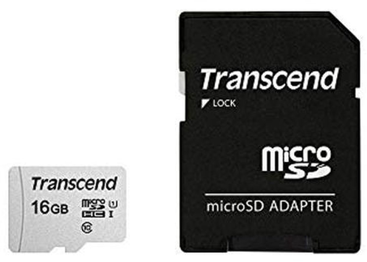 MicroSD geheugenkaart 16GB - C10, U1, 95/10 MB/s