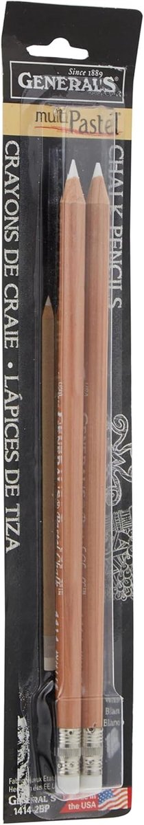Chalk Pencils MultiPastel - Set van 2