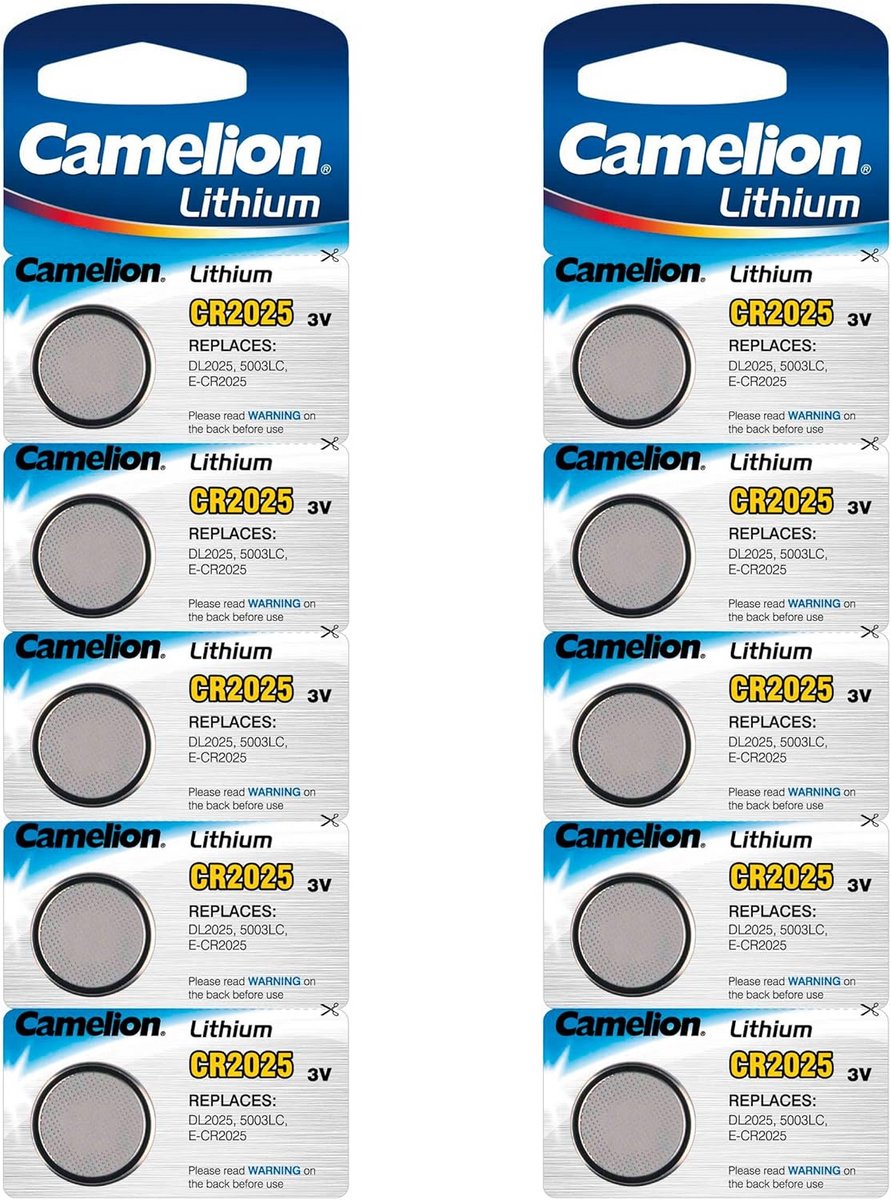 CR2025 lithium knoopcel 3V - Duurzame energiebron voor diverse apparaten