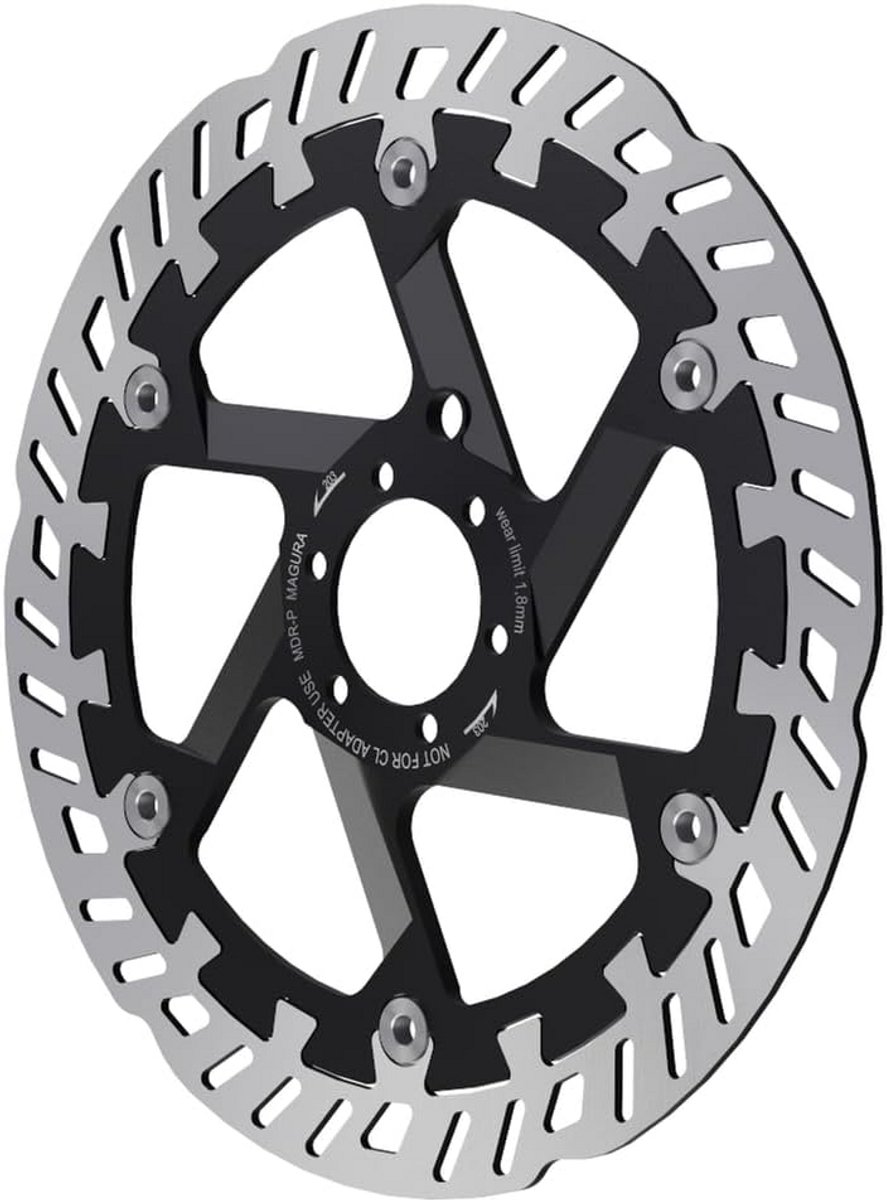 6 Fori Disc Brake 203Mm Fietsvervanging voor Volwassenen - Veelkleurig