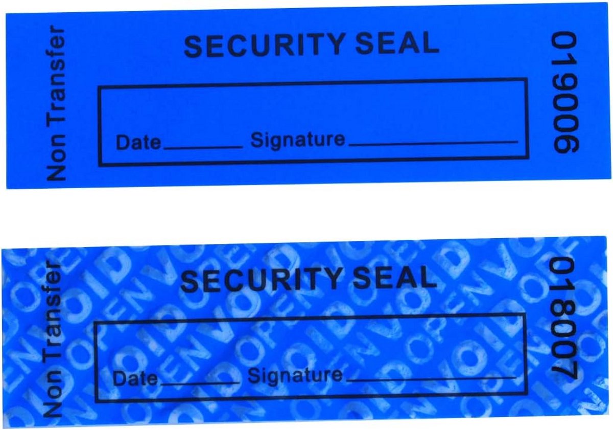 Non Transfer Tamper Proof Beveiligingsstickers - 100 Stuks